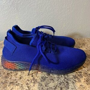 Epic Step Vibrant blue slip on mesh sneakers size 9